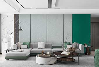 丽江轻奢风格-客厅