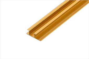 丽江航空纤维墙咔铝合金带灯中条（钛金氧化）