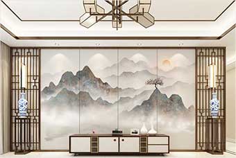 丽江森佰汇航空纤维（山水画系列）